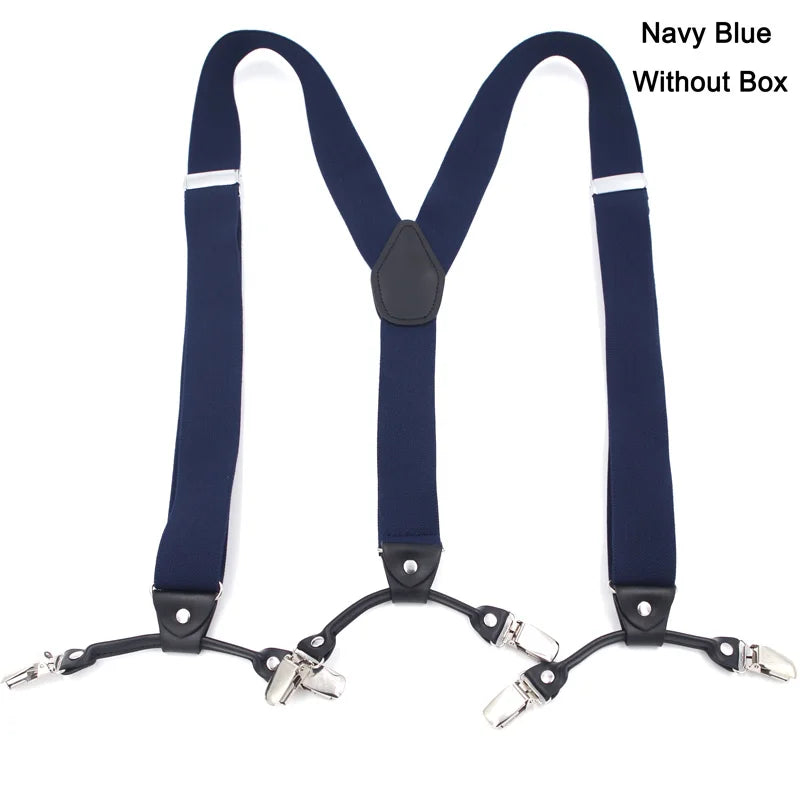 The 120cm Signature Executive Suspenders 6-Clip Edition