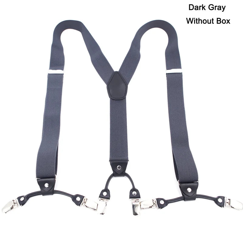 The 120cm Signature Executive Suspenders 6-Clip Edition