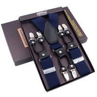 The 120cm Signature Executive Suspenders 6-Clip Edition