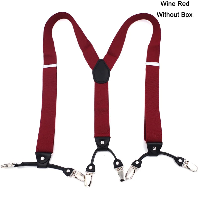 The 120cm Signature Executive Suspenders 6-Clip Edition