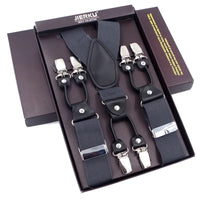 The 120cm Signature Executive Suspenders 6-Clip Edition