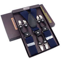 The 120cm Signature Executive Suspenders 6-Clip Edition