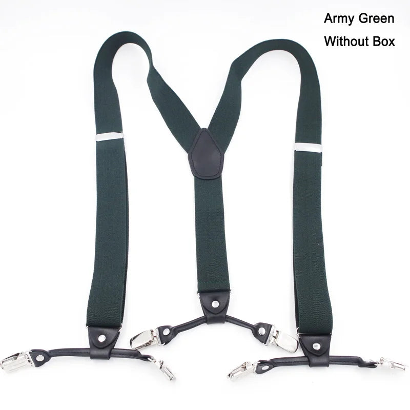 The 120cm Signature Executive Suspenders 6-Clip Edition