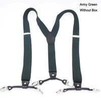 The 120cm Signature Executive Suspenders 6-Clip Edition