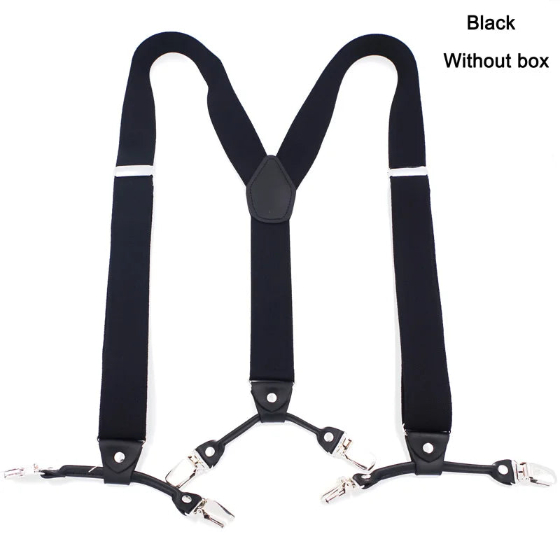 The 120cm Signature Executive Suspenders 6-Clip Edition