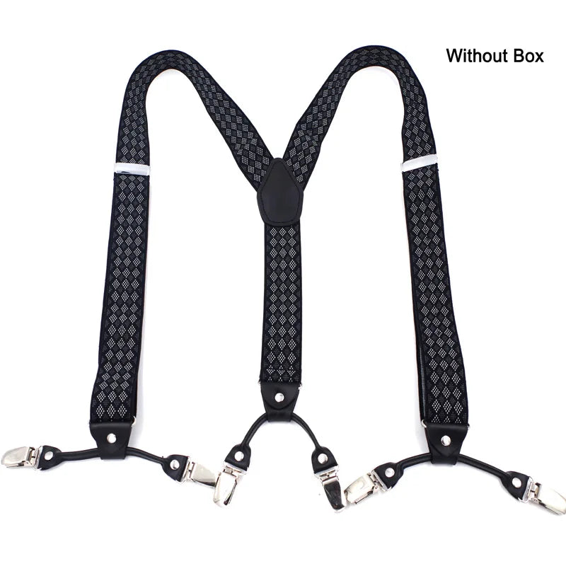 The 120cm Signature Executive Suspenders 6-Clip Edition