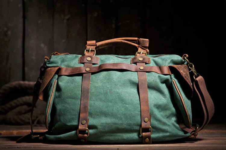 The "Frontier Flap" - Canvas & Leather Messenger