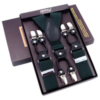 The 120cm Signature Executive Suspenders 6-Clip Edition