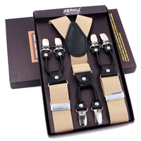 The 120cm Signature Executive Suspenders 6-Clip Edition