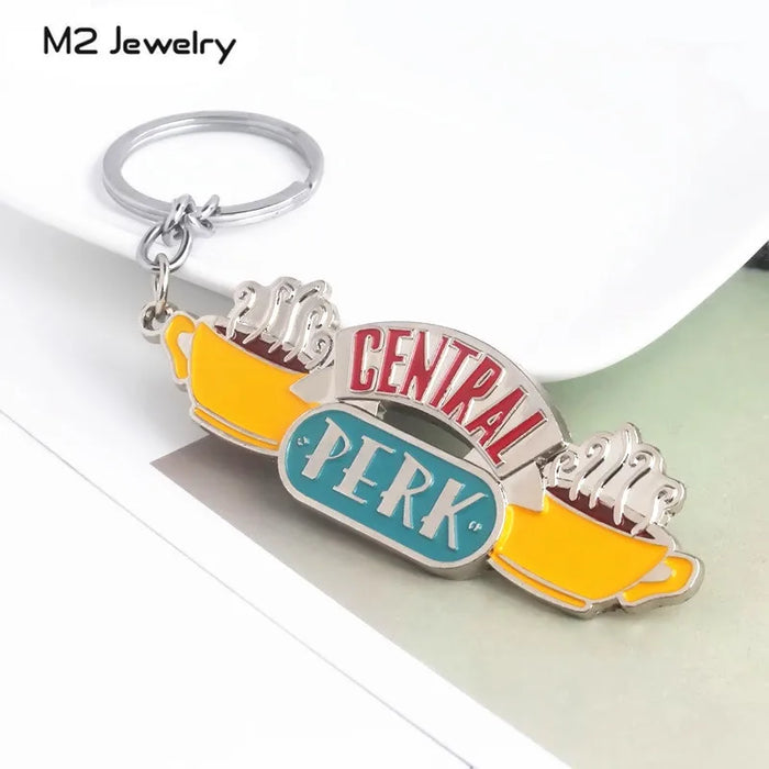 The "Central Perk" - Iconic Coffee Time Enamel Keychain