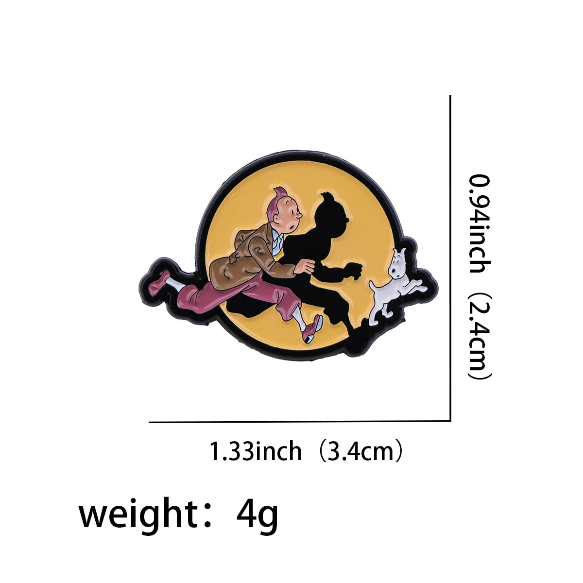 Classic Cartoon Adventure Pin