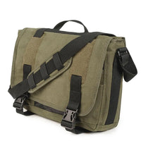 The "Heavyweight Nomad" - 17" Padded Canvas Messenger