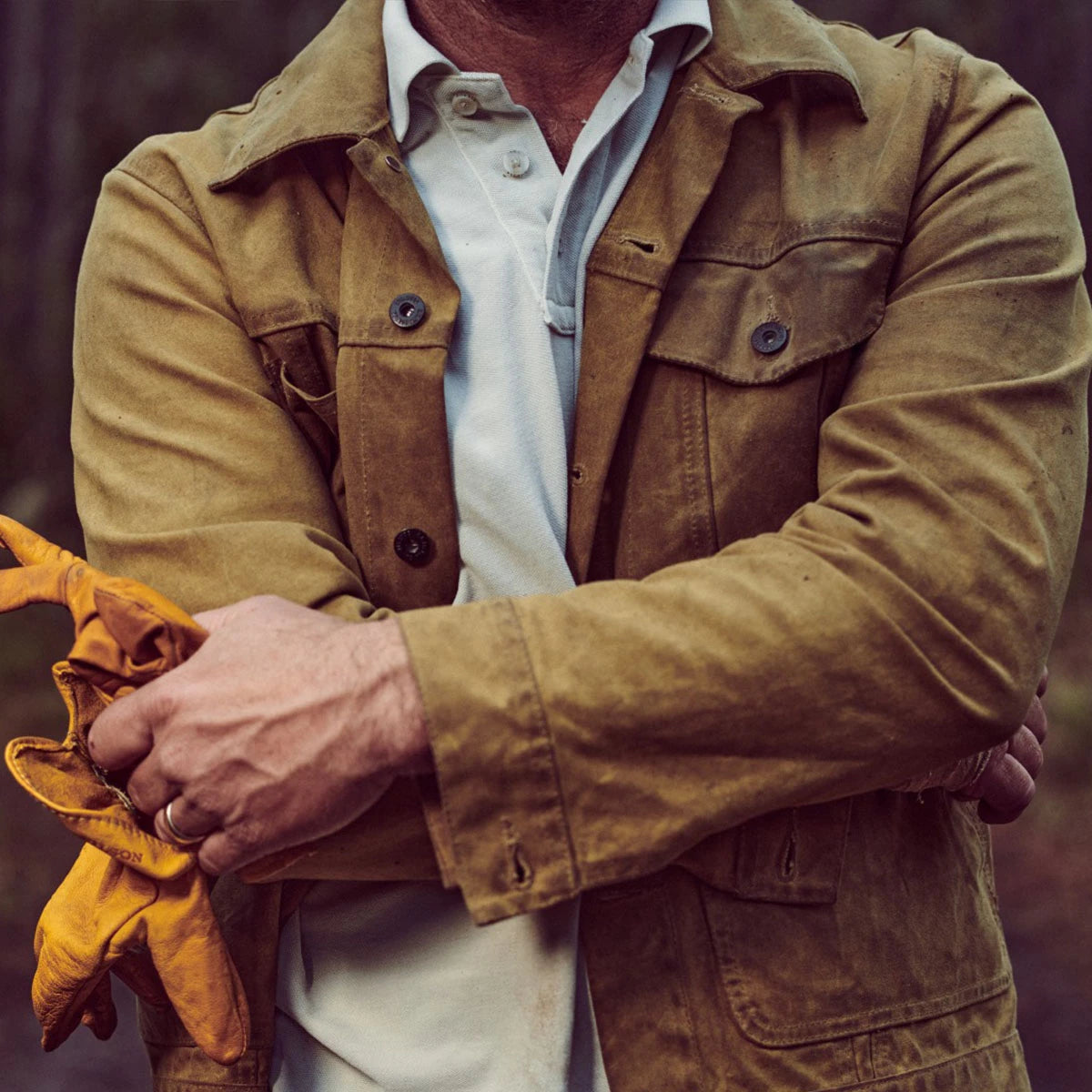 Men’s Waxed Canvas Rugged Cruiser Jacket