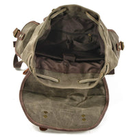 Heavy Duty Rucksack - Waxed Canvas