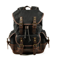 Heavy Duty Rucksack - Waxed Canvas