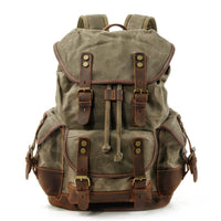 Heavy Duty Rucksack - Waxed Canvas