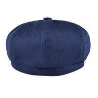 8-Panel Cotton Newsboy Cap