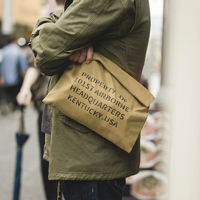 The Maden Heritage 8oz Waxed Canvas Folio