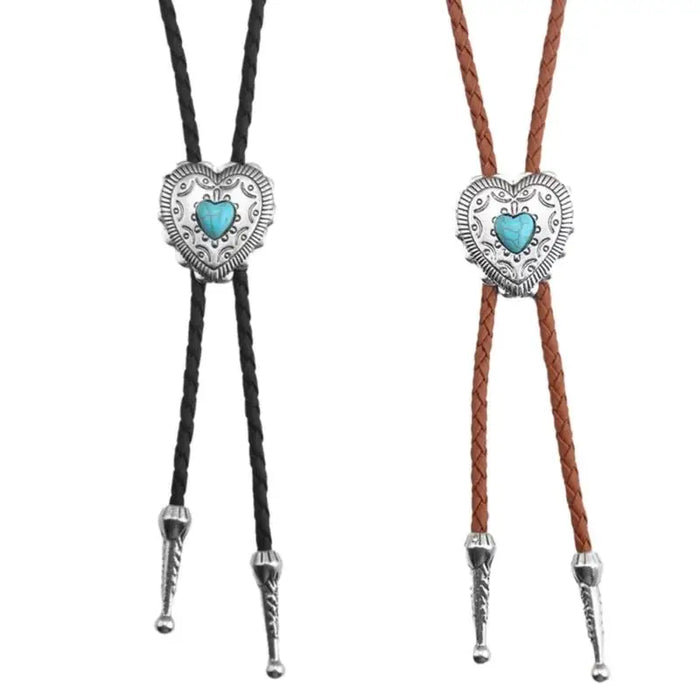 Engraved Western Bolo Tie