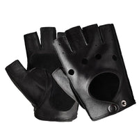 The Roadster - Half-Finger Driver | Sheepskin & Cowhide Edition Driving Gloves