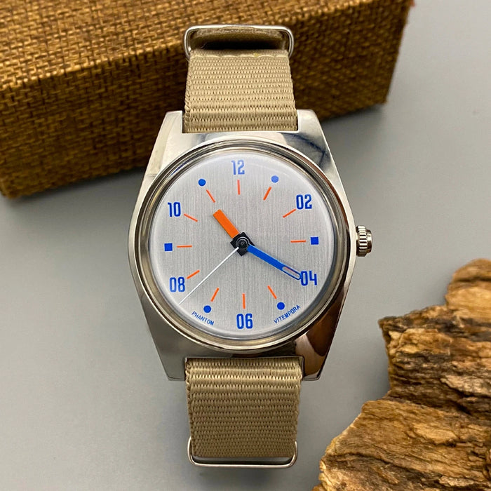 The "Phantom 7120" - Retro Mechanical Hand-Wind