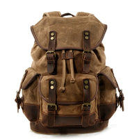 Heavy Duty Rucksack - Waxed Canvas