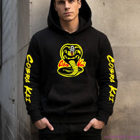 Cobra Kai Print Hoodie