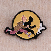 Classic Cartoon Adventure Pin