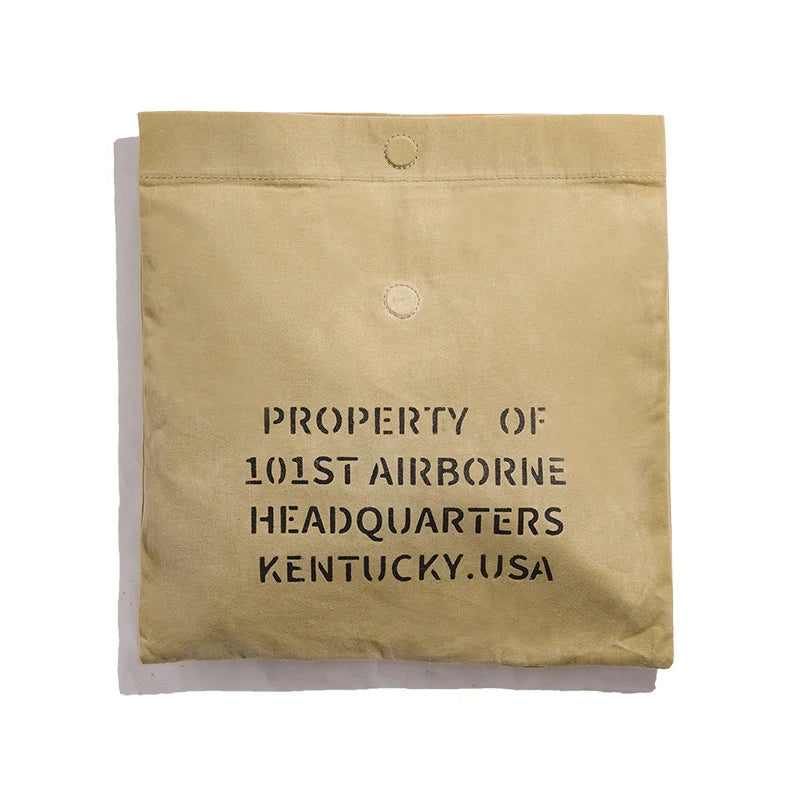 The Maden Heritage 8oz Waxed Canvas Folio