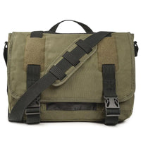 The "Heavyweight Nomad" - 17" Padded Canvas Messenger