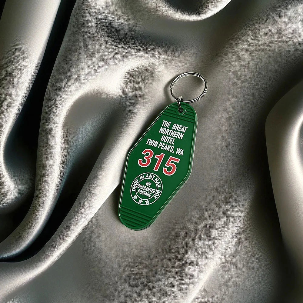 Twin Peaks Inspired Key Tag