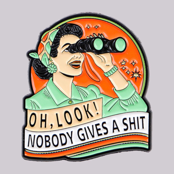 Enamel Pin/Vintage Brooch - Sarcastic Quotes