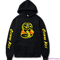 Cobra Kai Print Hoodie