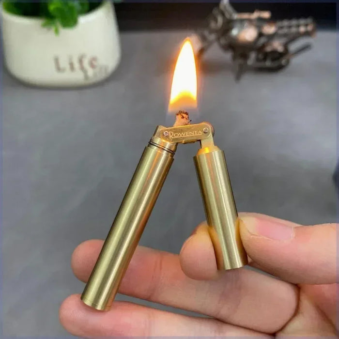 Copper Kerosene Lighter - Nunchaku Foldable