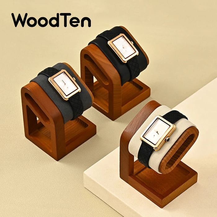 Solid Wood Multi-Accessory Stand