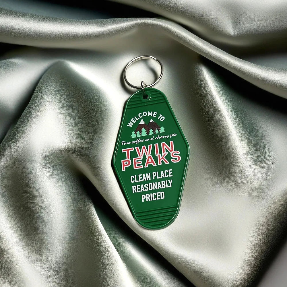 Twin Peaks Inspired Key Tag