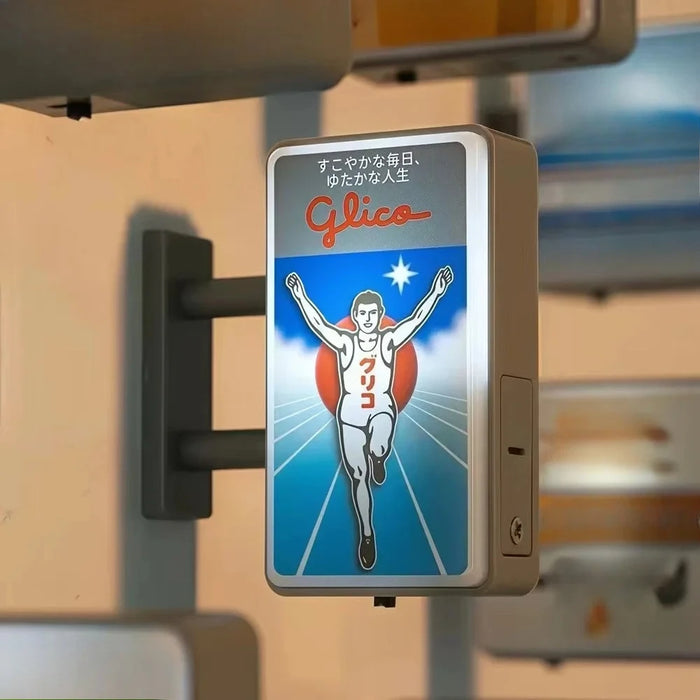 The "Neon Metro" - Luminous Mini Light Box Magnet