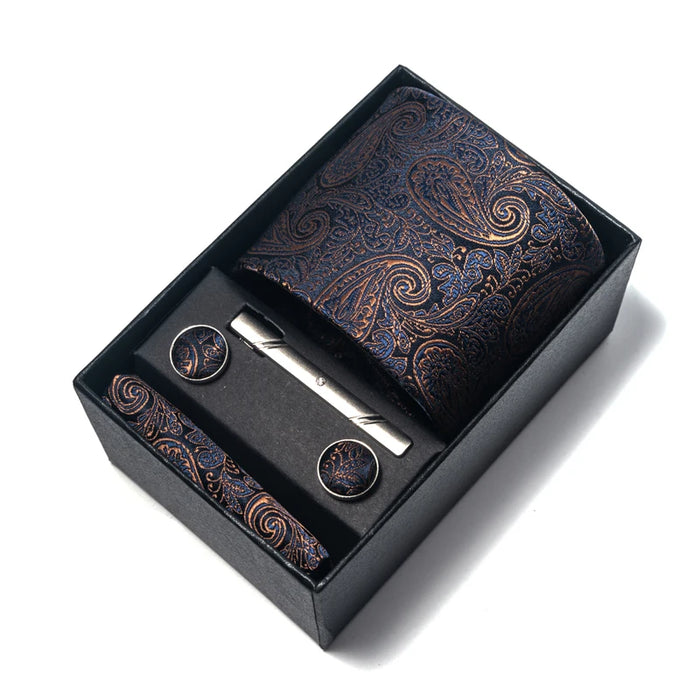 The "Heritage Bronze" - 4-Piece Paisley Formal Set