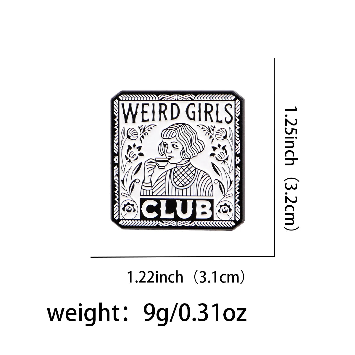 "Weird-Girls" | Retro Enamel Pin