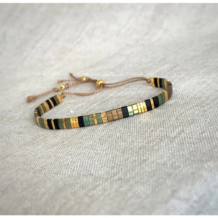Tila beaded Bracelet - Adjustable Minimalist Bracelet