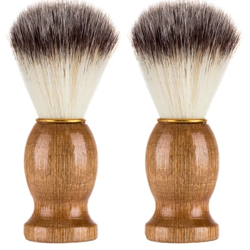 Natural Badger & Nylon Hybrid Shaving Brush