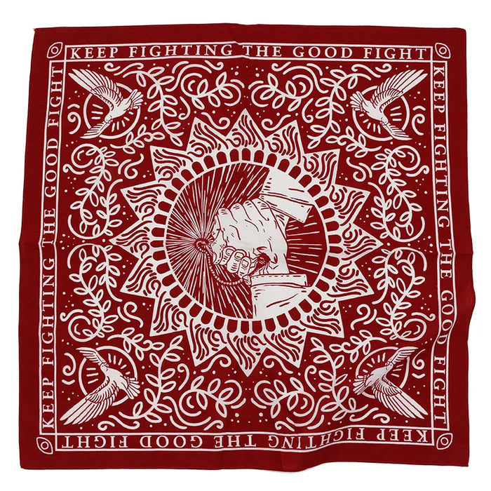 The Bordeaux Archive 100% Cotton Tatted Bandana