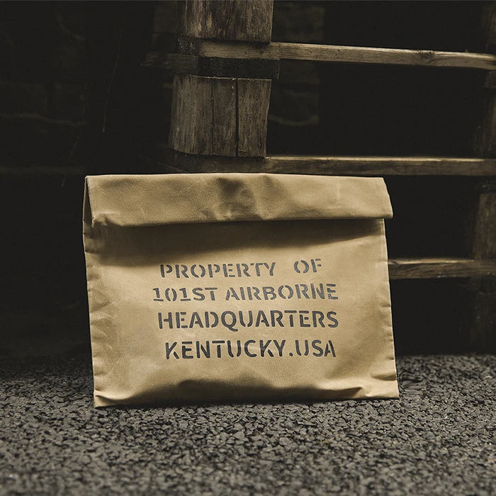 The Maden Heritage 8oz Waxed Canvas Folio