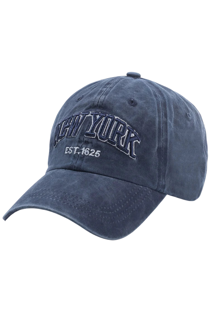 New York Washed Cotton Baseball Cap