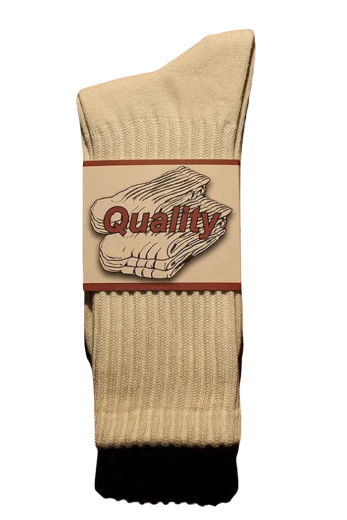 Vintage Thick-Knit Crew Socks