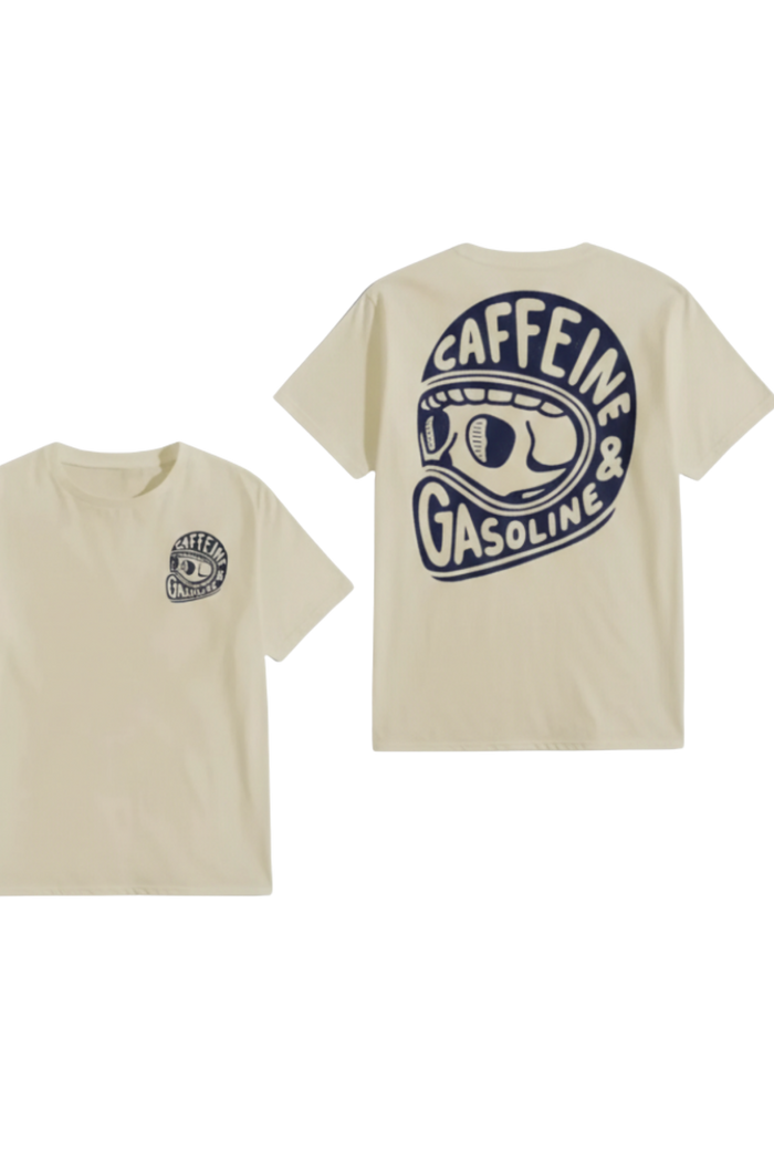 Caffeine & Gasoline Graphic T-Shirt