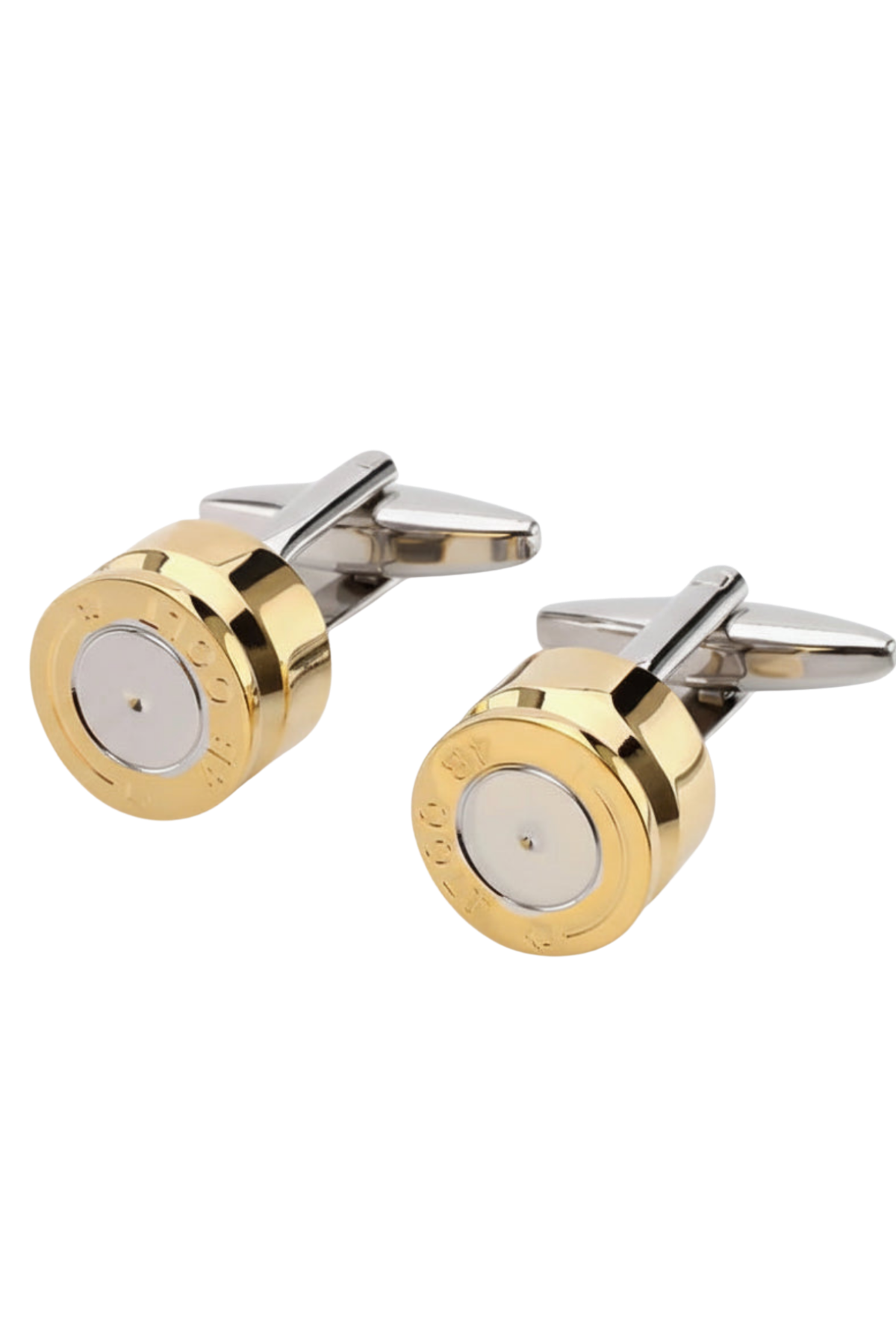 The Signature Gold-Tone 9mm Caliber Cufflinks
