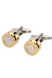 The Signature Gold-Tone 9mm Caliber Cufflinks