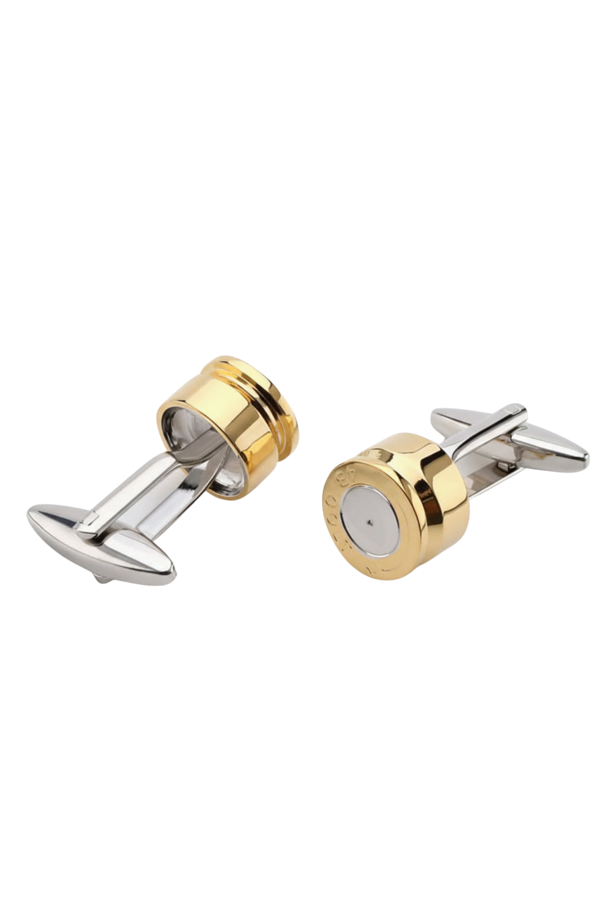 The Signature Gold-Tone 9mm Caliber Cufflinks