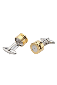 The Signature Gold-Tone 9mm Caliber Cufflinks